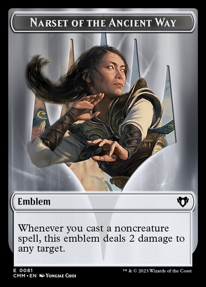 Narset of the Ancient Way Emblem // Wizard