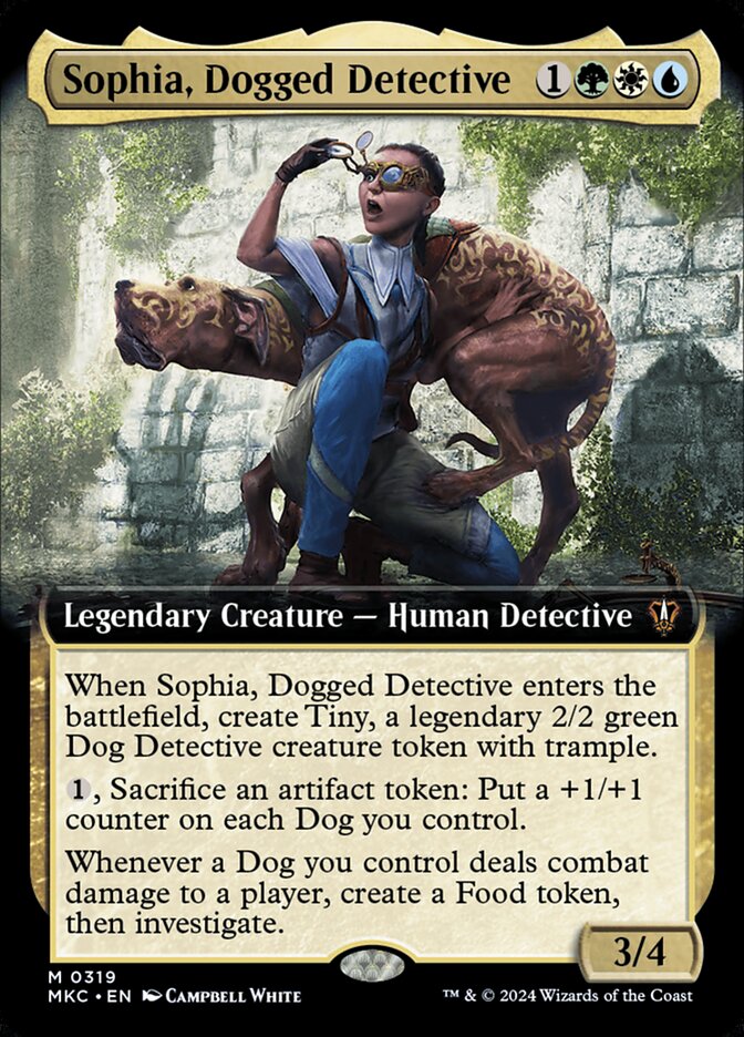 Sophia, Dogged Detective