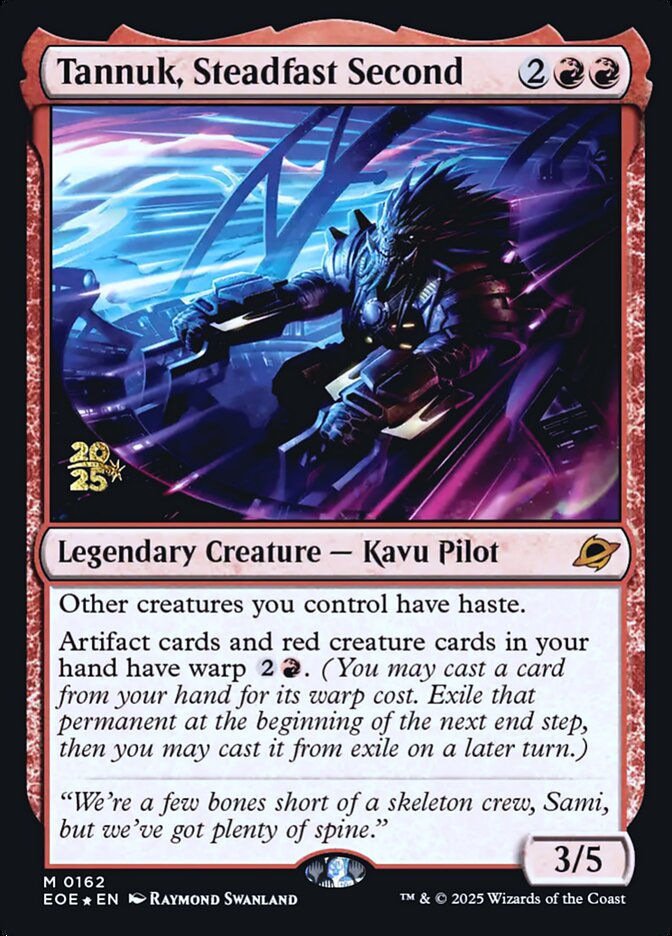Tannuk, Steadfast Second
